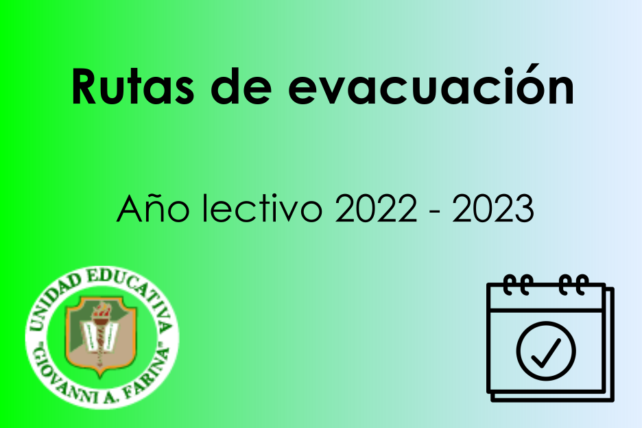 Rutas de evacuacion